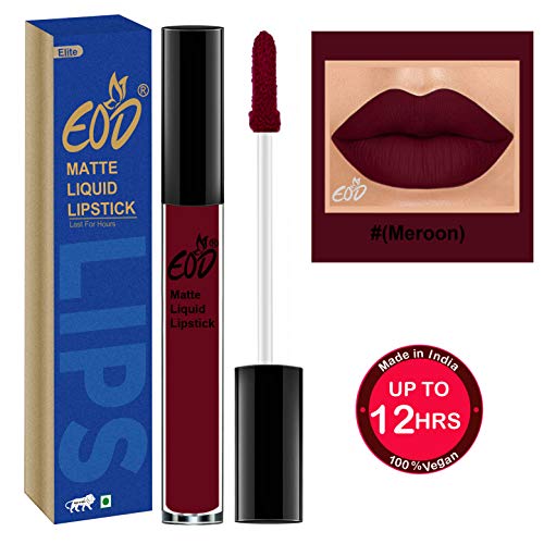 Image of EOD Ultra Soft Matte Lip Cream Liquid Lipstick Non Transfer(Maroon)