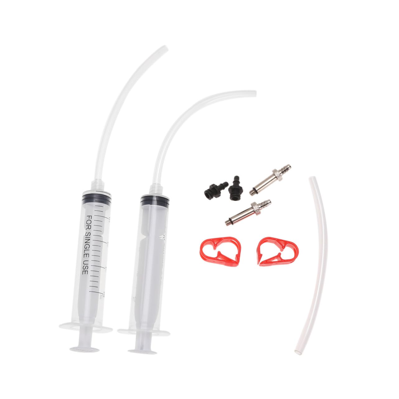 VANZACK 3 Pezzi Strumento di Riempimento Piatto Olio Freno Bici Blocchi E Palline Yoga Freno A Disco Strumento di Iniezione Olio Braccialetti di Gomma da Uomo Kit di Spurgo Freni Pale