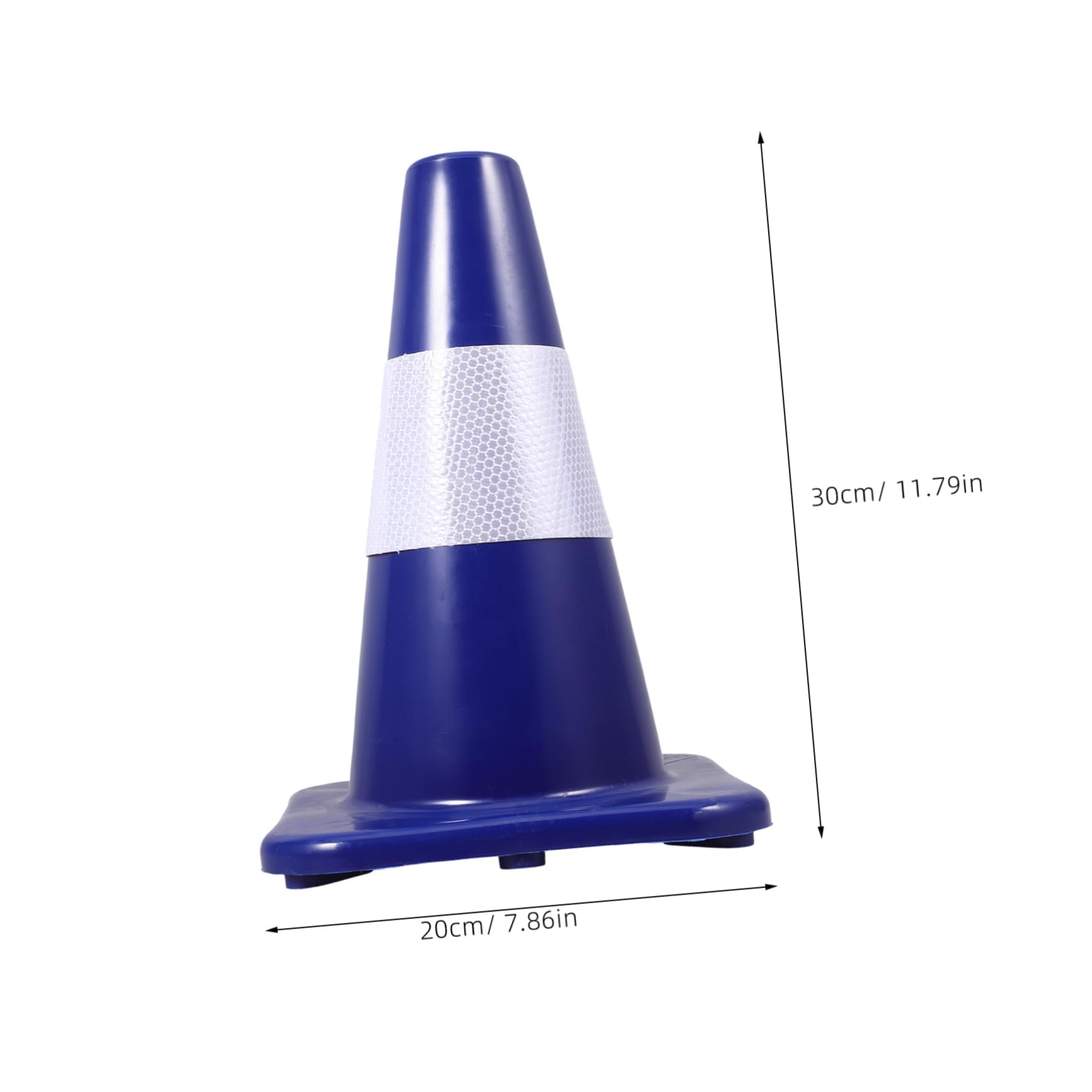FUNOMOCYA Rolling Traffic Cones Safety Road Parking Cones PVC Base Reflective for Construction Home Traffic Parking Aid