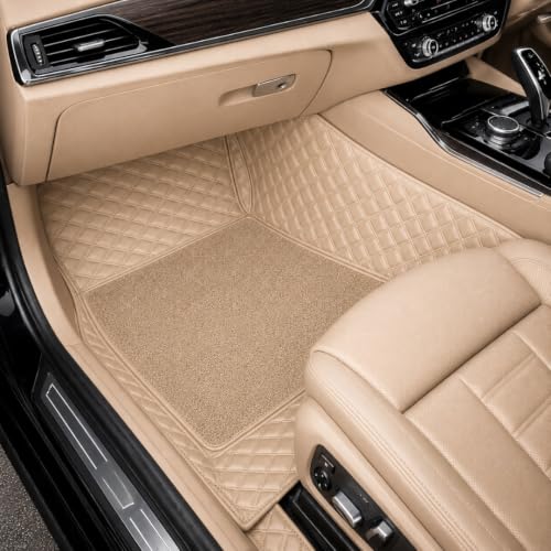 Image of 7D Car Floor Mat for Audi A6 2020-2022 | Beige