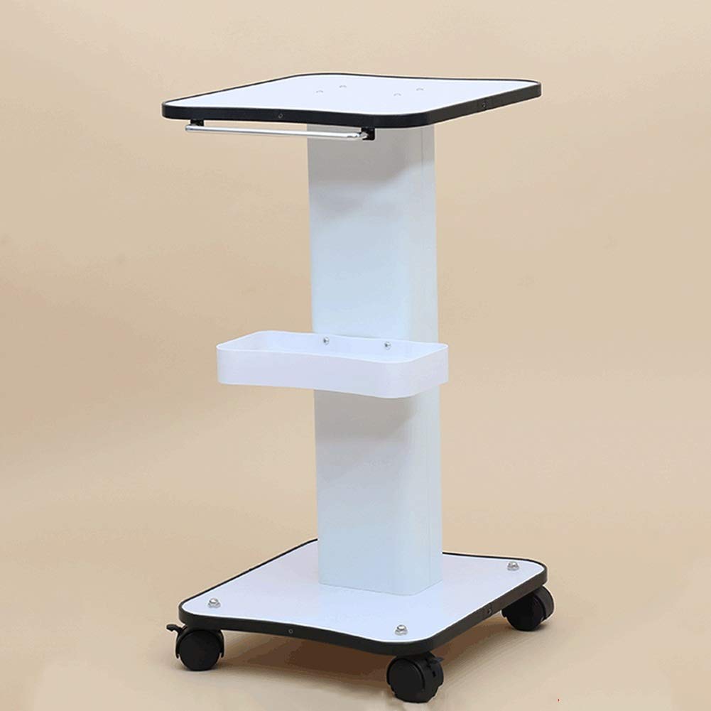 Carrelli Mobili, Carrello per Uso Domestico Carrello Strumento Di Bellezza in Acciaio Rotolamento con Vassoio Di Stoccaggio, Attrezzature Mediche Di Qualità Commerciale Trolleysmall Staffa De