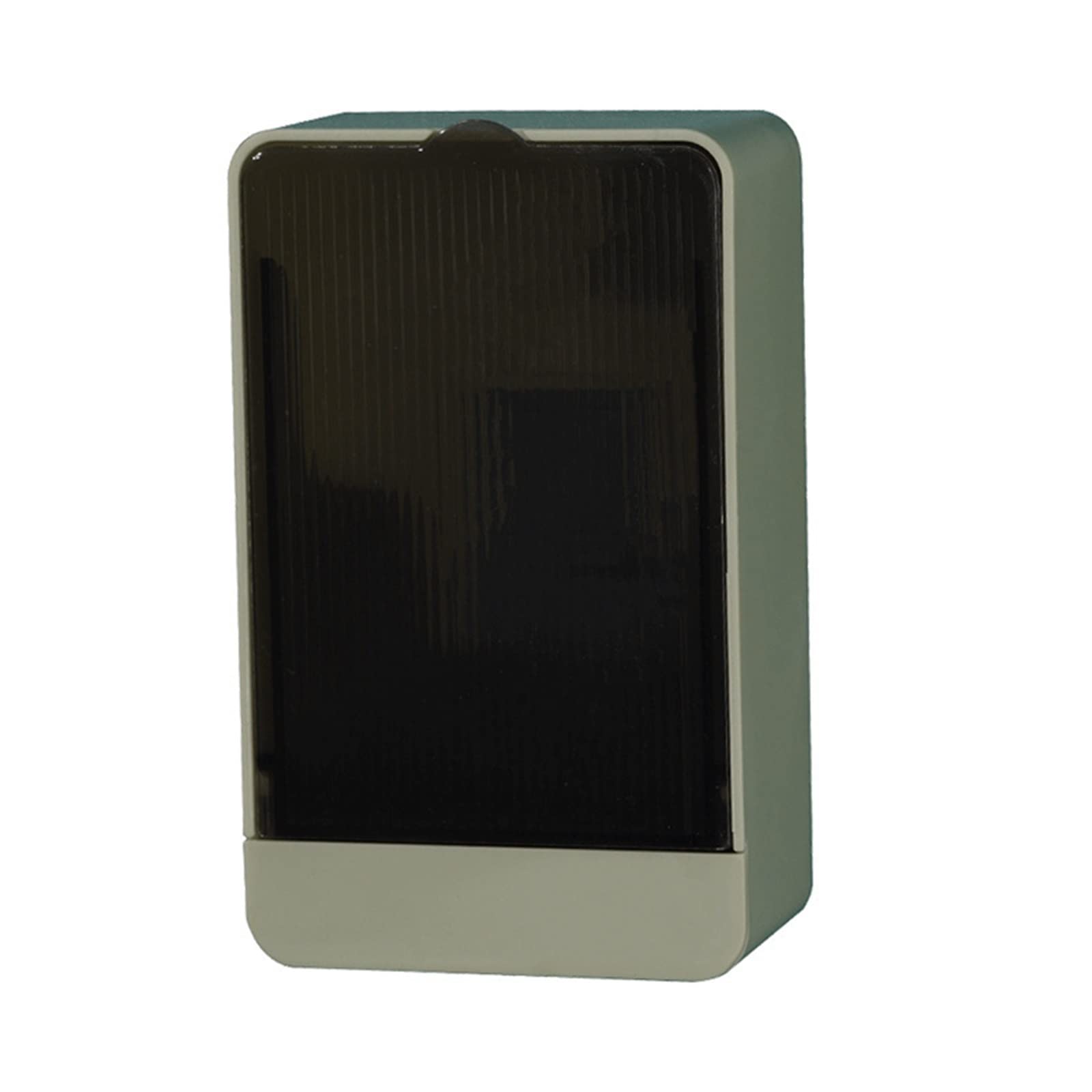 JINGYAN Jaboneras Caja de jabón Impermeable montada en la Pared con jabonera y Tubo Drenaje(Green)