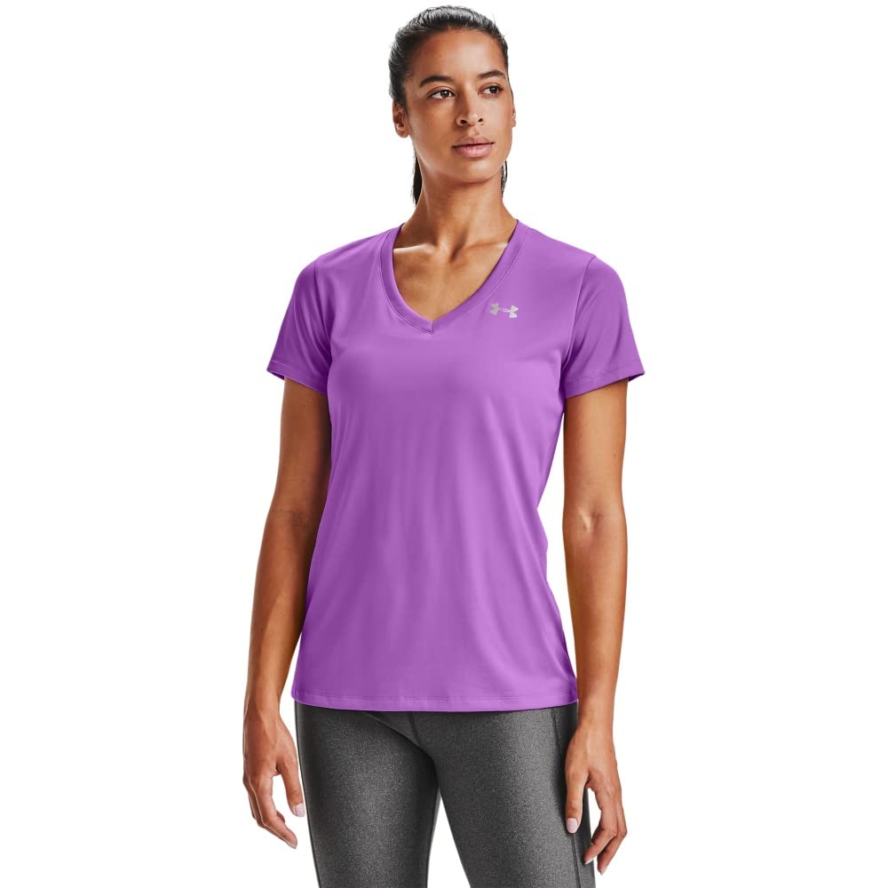 Under Armour Women's UA Tech™ Twist V-Neck Short Sleeve Tech SSV- Twist Mujer (Pack de 1) — view 6