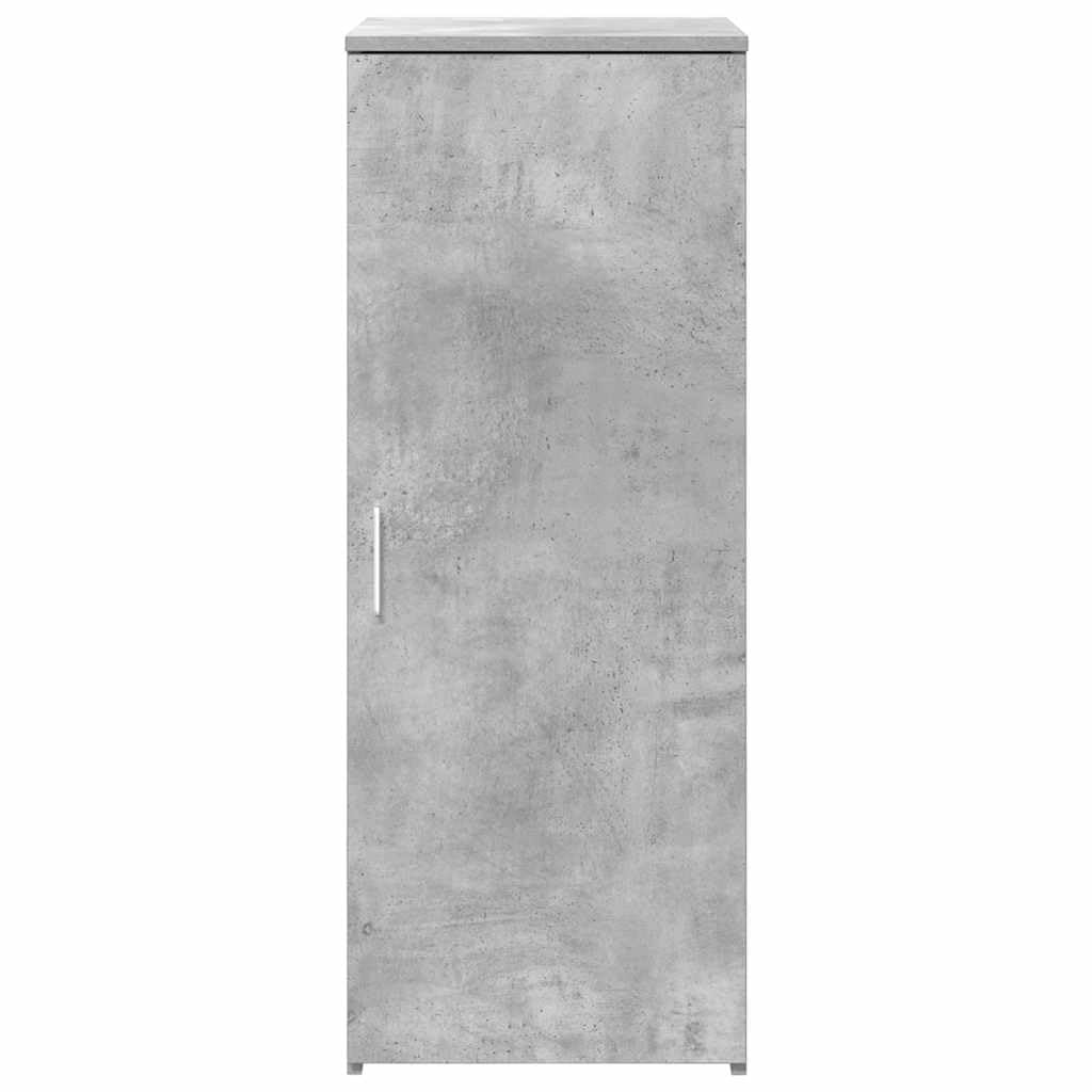 Armadio portaoggetti, 40 x 45 x 103,5 cm, in legno, grigio cemento