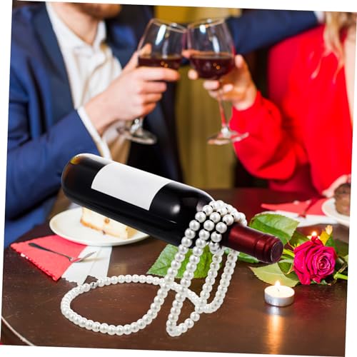 Soporte para botellas de vino de hierro para mesa miniatura 7
