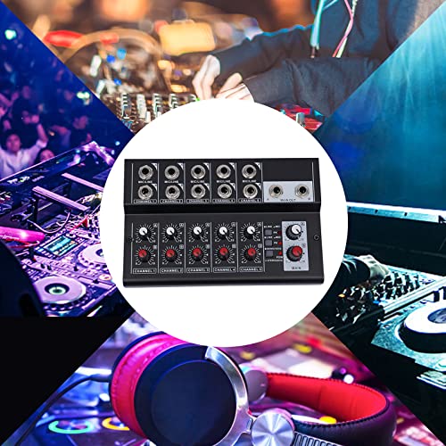 10 Channel Audio Mixer,Sound Mixing Console,Professional Phantom Power Audio Mixer,Digital Music Sound Card Dj Console System With Bluetooth For Professional And Beginners #TOP1