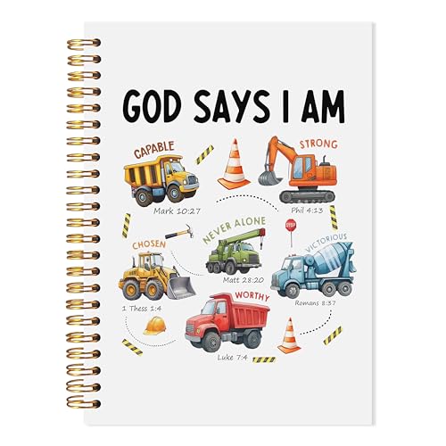 Carnet chrétien à spirale God Say I Am | Idée cadeau spirituel femme