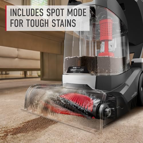 Image of Hoover ONEPWR SmartWash Cordless Carpet Cleaner Machine