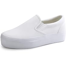 JABASIC Women Slip-on Platform Loafers Casual Comfortable Loafer Shoes