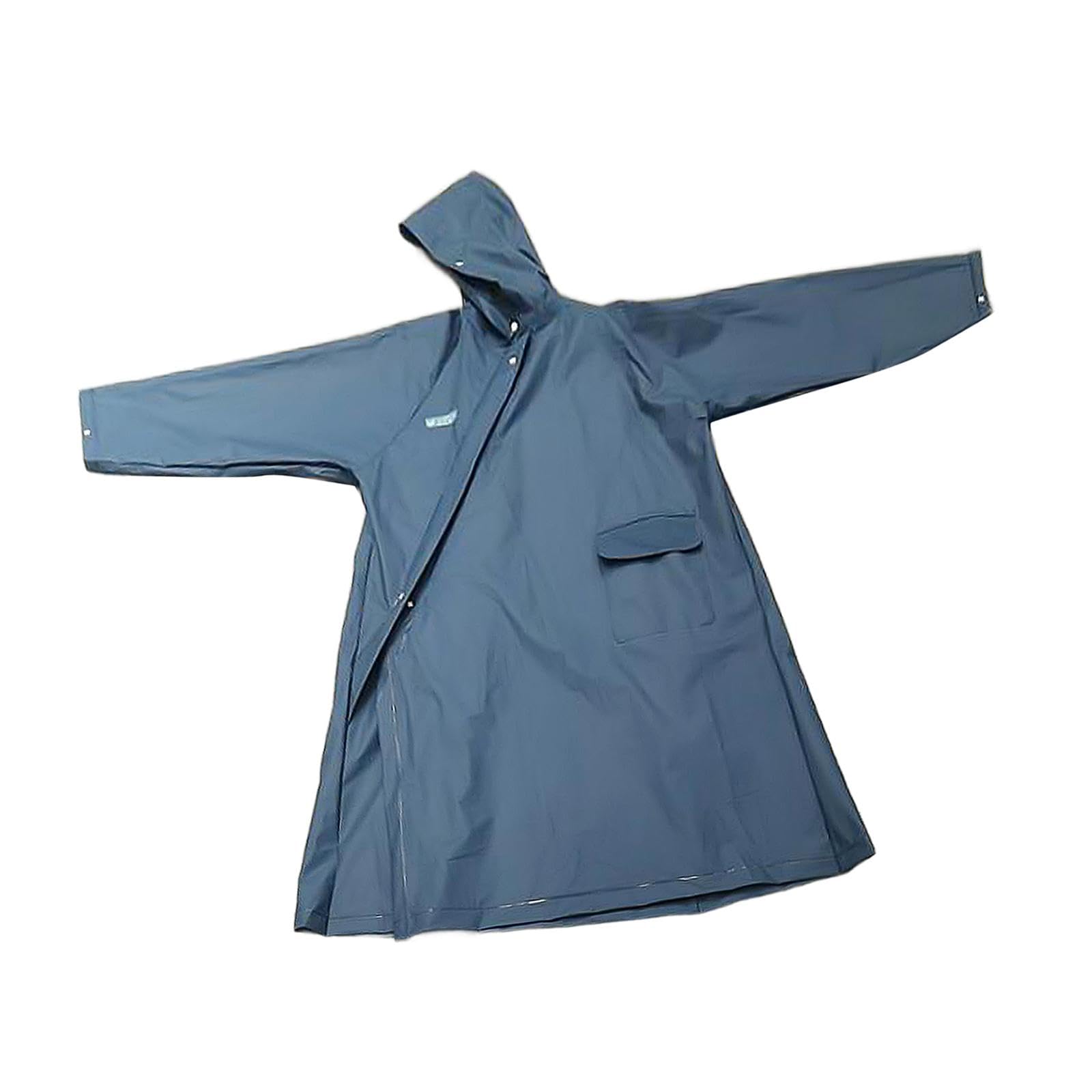 bnf Hooded Raincoat Reusable Fashion Waterproof Poncho for Cycling Adult Fishing Blue XL | Clothing Shoes & Accessories | Womens Clothing | Coats & Jackets-picture-37