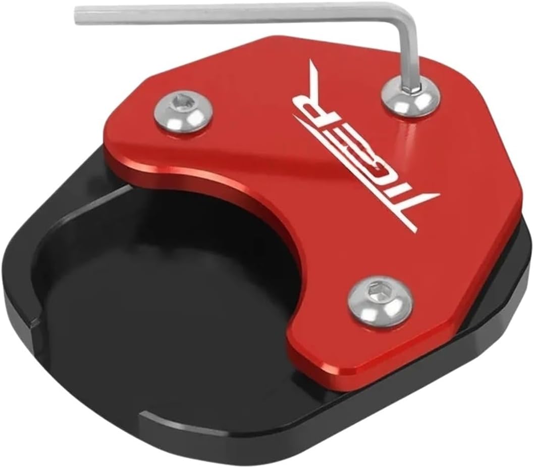 Motorcycle Kickstand Enlarge Plate For Tiger660 Ti&ger Sports 660 2022 Motorcycle Accessories Kickstand Foot Side Stand Enlarger Pad Valve Caps
