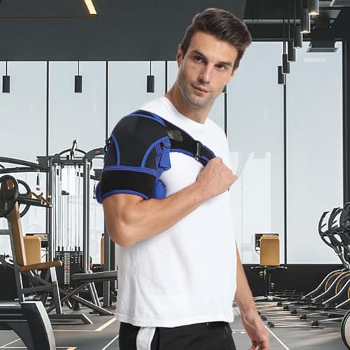 Suporte de ombro | Cinta de ombro ajustável para homens | A cinta do manguito rotador reduz o inchaç