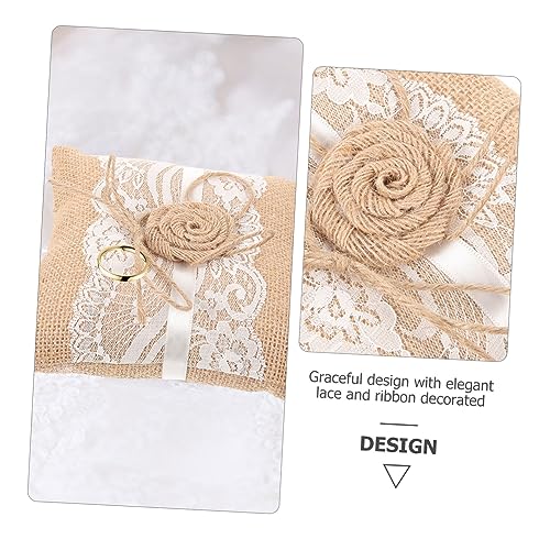 Almohada de anillo de flores de lino para evitar caídas 6