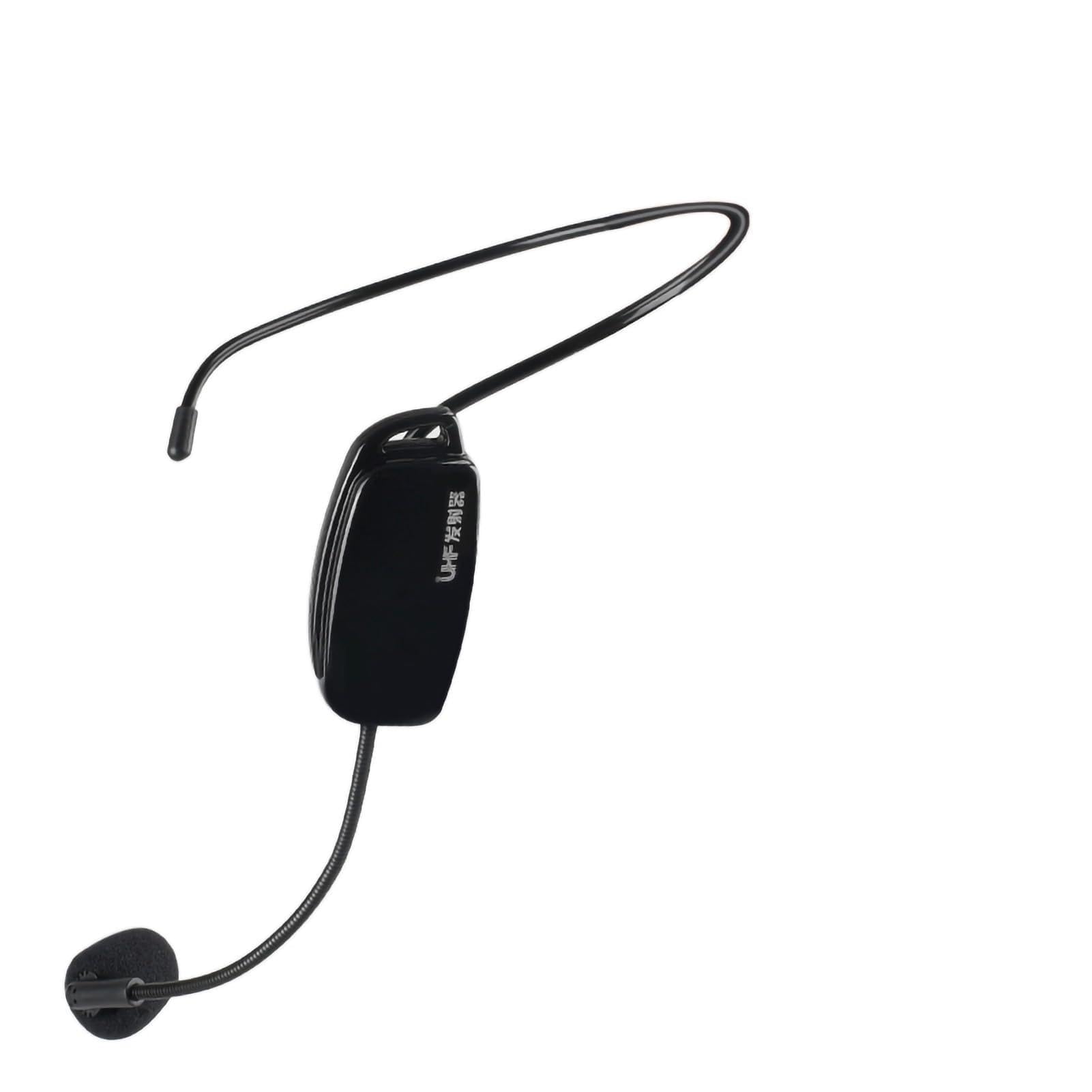 EBTOOLS Wireless Microphone Headset, 2 in 1 Headset and Handheld Mic with Process, for Fitness Instructor, Teacher, Dancing Instructor, (2.4G UHF English Packaging and English Manual)