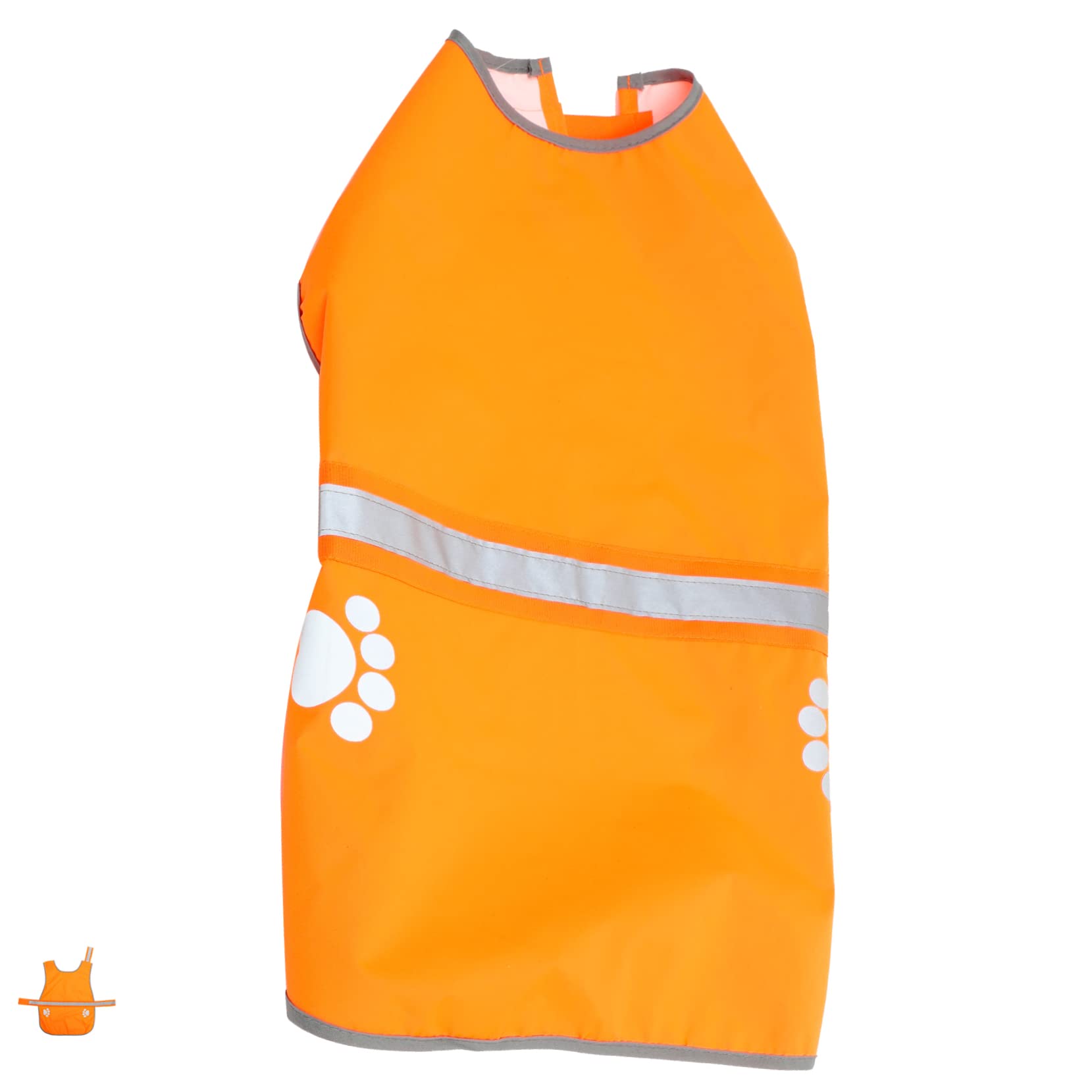 POPETPOP 5stücke Reflektierende Hundeweste Für Hohe Sichtbarkeit Verstellbar Für Outdoor-aktivitäten Für Kleine Und Mittelgroße Hunde Orangefarben