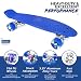 BELEEV Skateboard 55cm/22inch para Principiantes Adultos y Niños, Mini Cruiser Skateboard con...