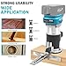 ZUYIYI Cordless Compact Wood Router for Makita 18V Battery(Bare Tool), Carving 1/4