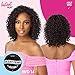 Sensationnel Instant Weave Half Wig - 14 Synthetic Blendwig Adjustable Drawstring for Seamless Hair Blending (2 DARKBROWN)