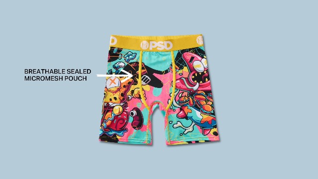 Amazon.com: PSD Underwear Mens R&M Madness Boxer Brief 3 Pack