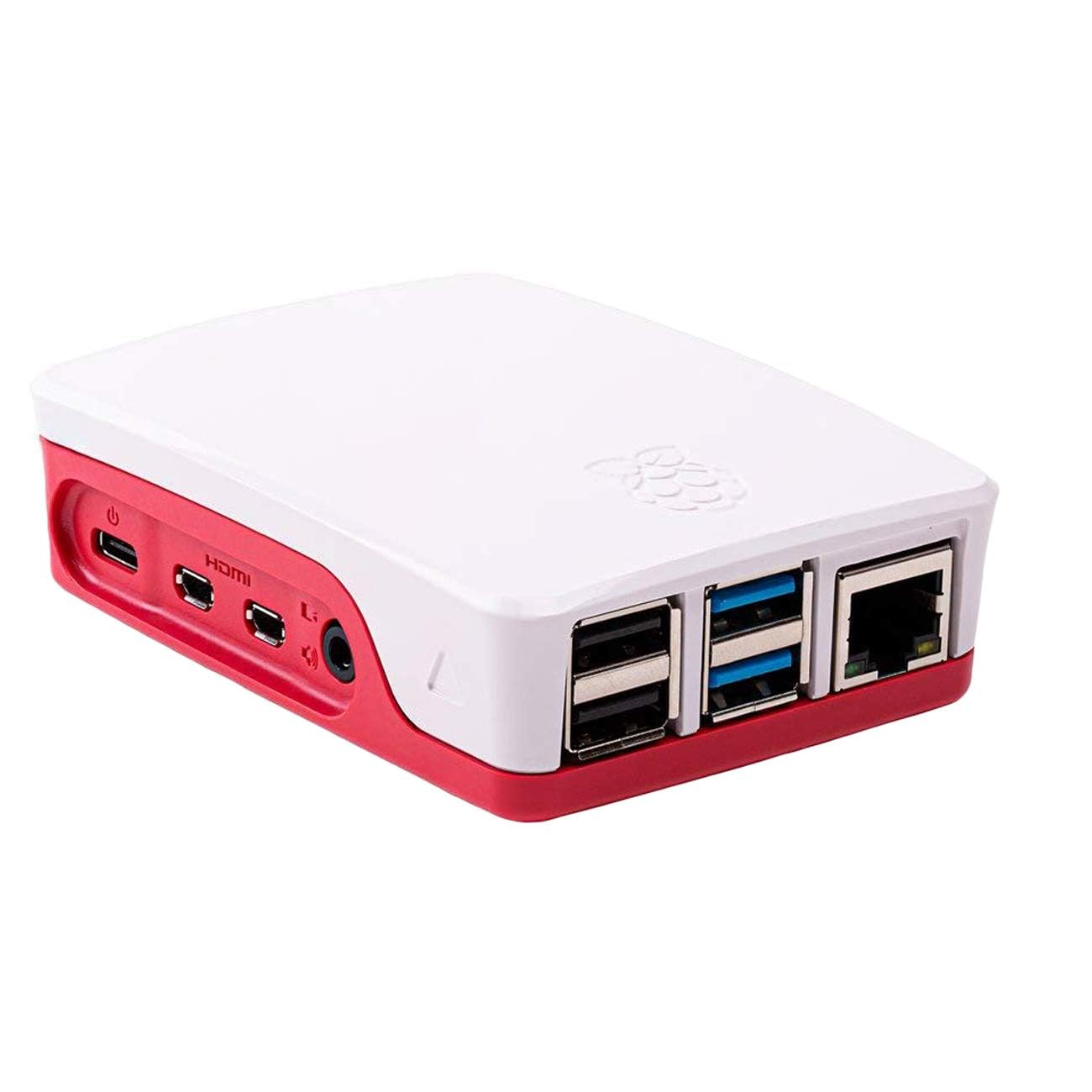 Official Case Compatible With Raspberry Pi 4 - Red & White-image-21