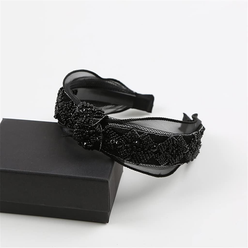HBJWOV Hairpin with Teeth Anti-skid Retro Hairband Female Headband Korean Headwear