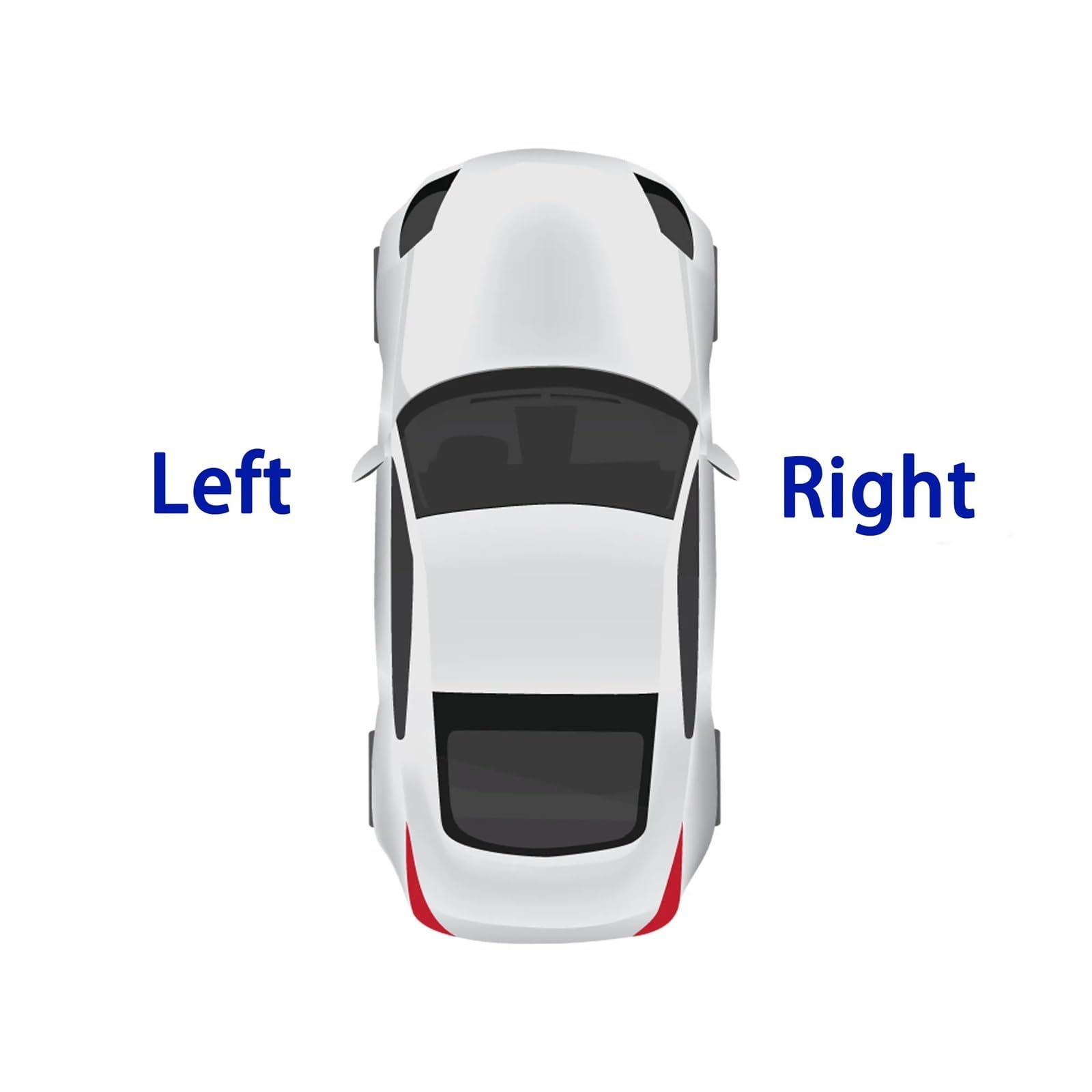 Vetro Dello Specchietto Retrovisore Per VW Per Touareg 2011-2018 Lente retrovisore 7P6857521 installare(Left Side)
