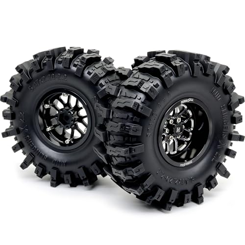 HOBBYSOUL Mud Slingers 2.2 Tire/Wheel Set
