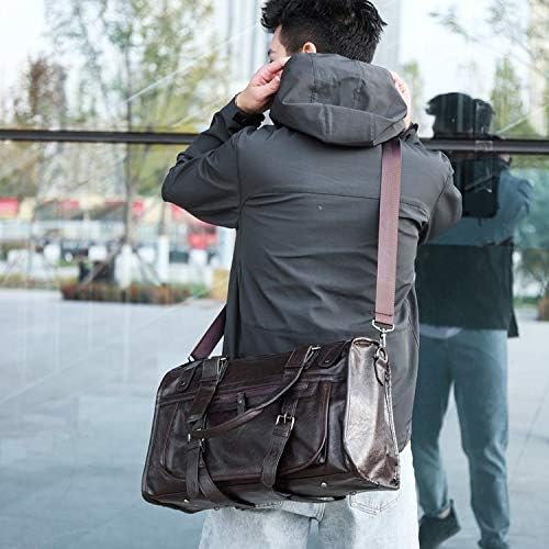 Amazon Co Jp 家庭用家具 旅行用トートバッグ軽量ハンドバッグpuレザーショルダートラベルバッグレジャーメンズハンドバッグ ブラック 色 Brown シューズ バッグ Amazon Co Jp 家庭用家具 旅行用トートバッグ軽量ハンドバッグpuレザーショルダートラベルバッグレジャーメンズハンドバッグ ブラック 色 Brown シューズ バッグ