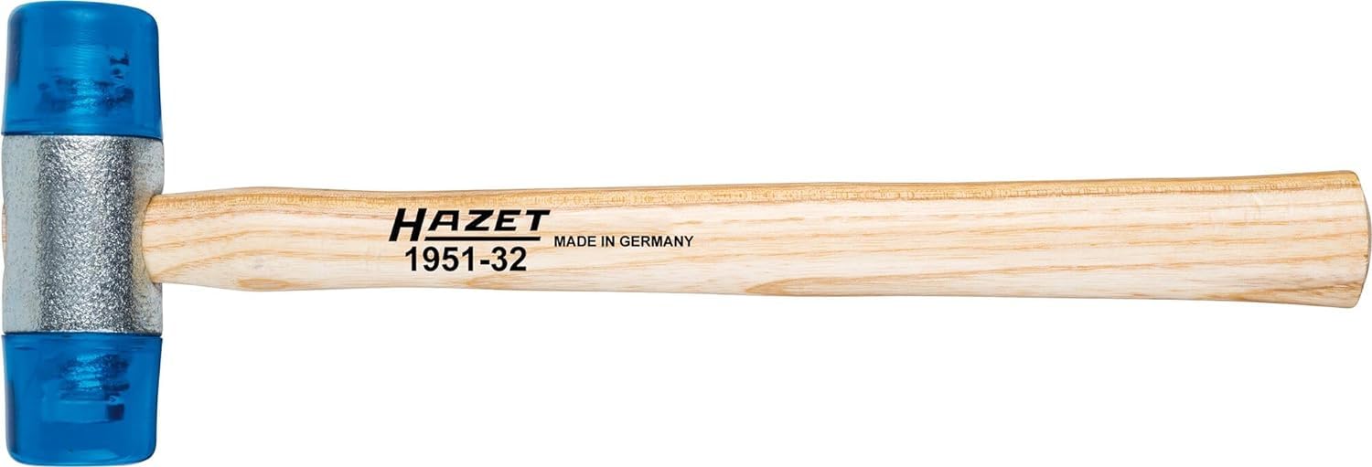Marteau plastique HAZET 1951-32 pour ajustage sans trace ni fatigue