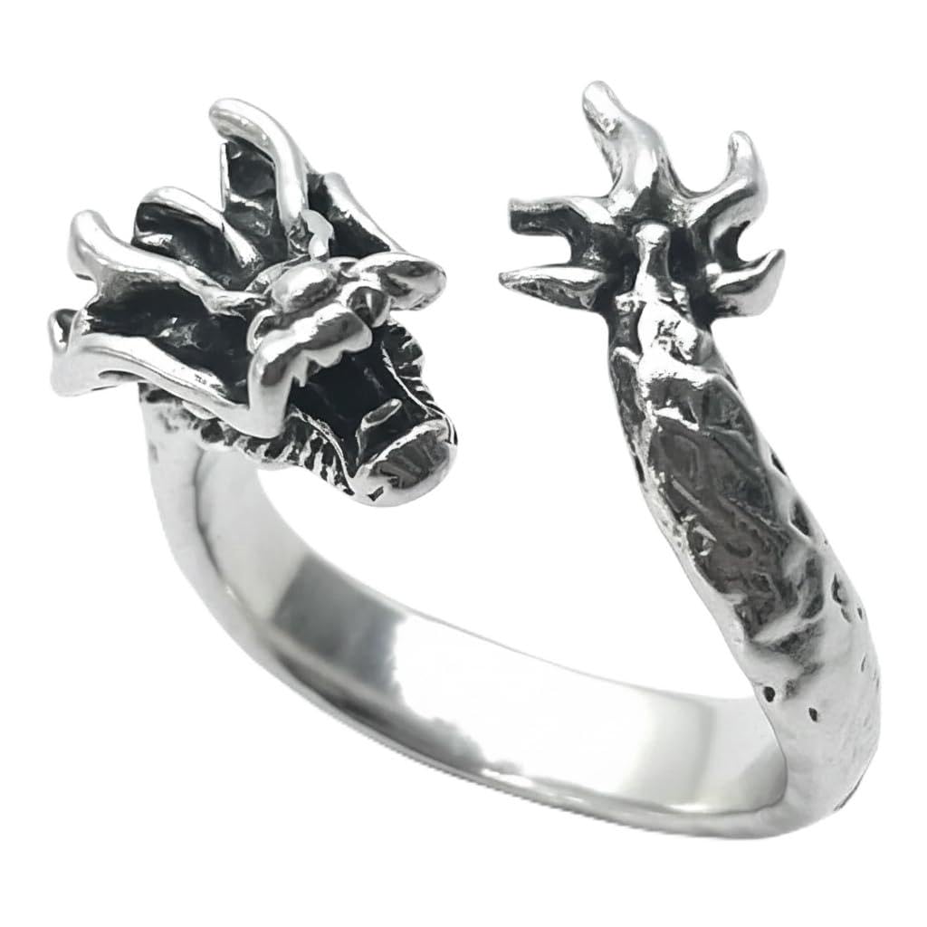 Adjustable Vintage Ring for Men, American trending Style - Funky, Punk Gothic Rings for Men & Boy-image-14