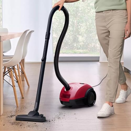 Miniatura 2 de Bosch - Aspirador De Trineo Con Bolsa, Serie 2, 600 W, 3.5 Litros, 80 Db, Rojo, Bgbs2rd1h