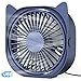 Produktbild HAPAW Mini USB Ventilator Tischventilator, 3-Gang-Steuerung, 360° Drehung Tragbare USB Handventilator Klein PC Ventilator, Leise Miniventilator USB Lüfter für Heim, Büro, Zuhause, Laptop, Notebook, PC
