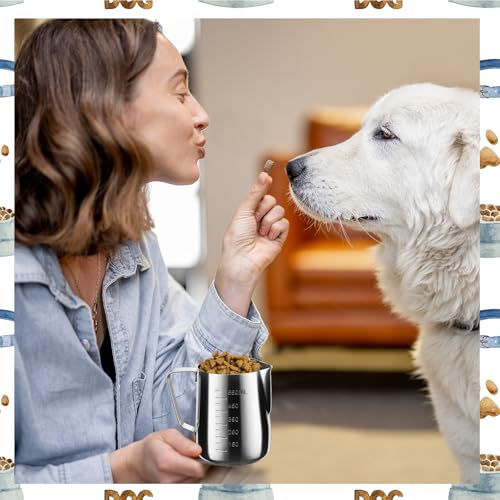 Cucharón medidor para comida de perro de acero inoxidable 2.5 tazas miniatura 3