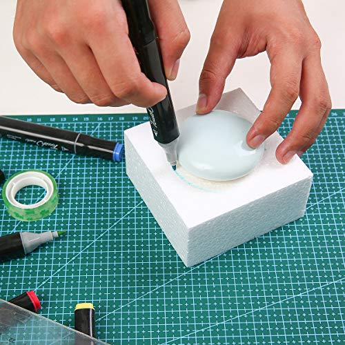 Crafare 4X4X2 Inch Craft Foam Blocks 24 Pack Polystyrene Brick for Arts and Crafts, School Projects Sculptures, Floral Arrangements, Modeling, Holiday Centerpieces by Crafare - Image 3