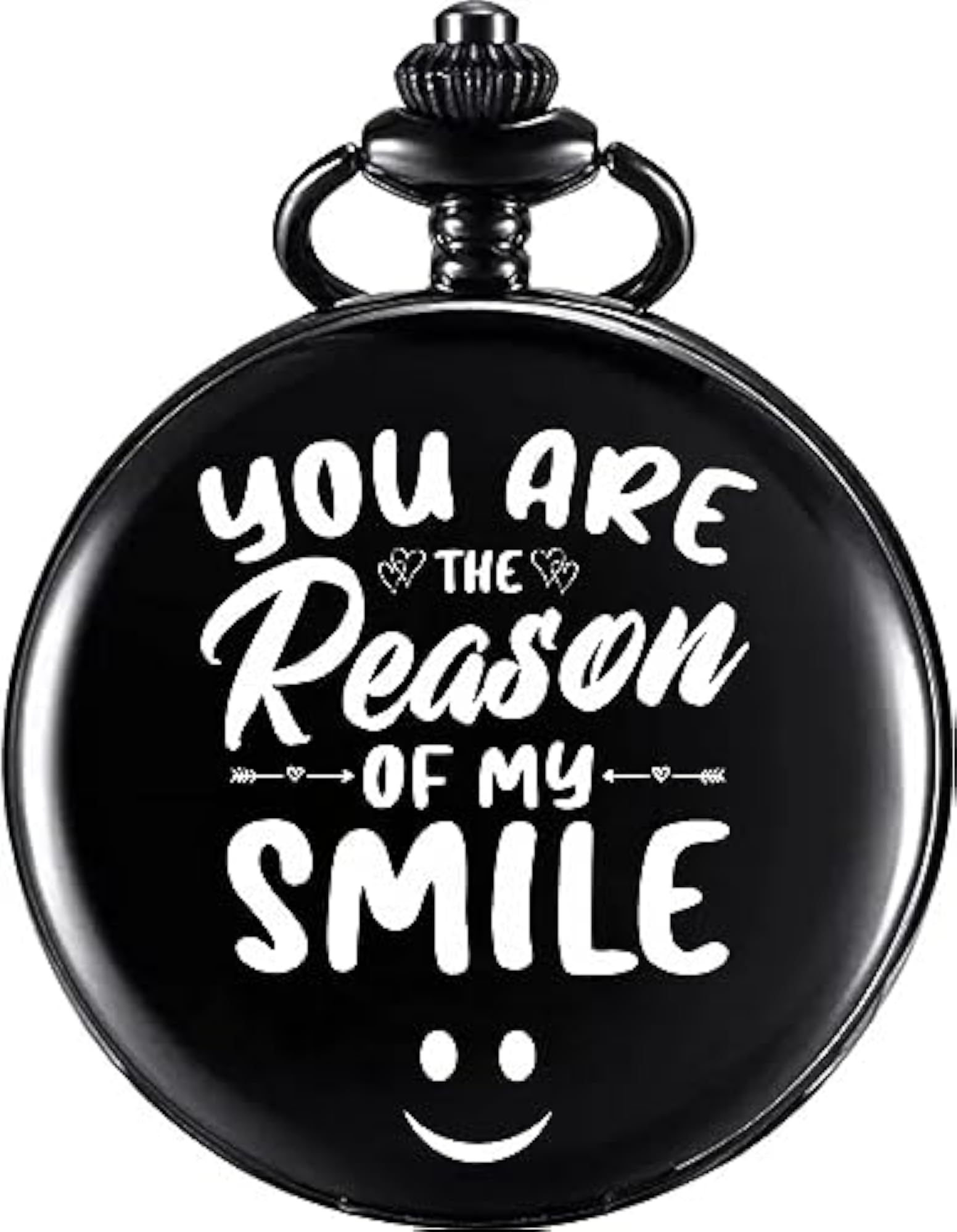 Royal Black Pocket Watch, Unique Memorable Gift