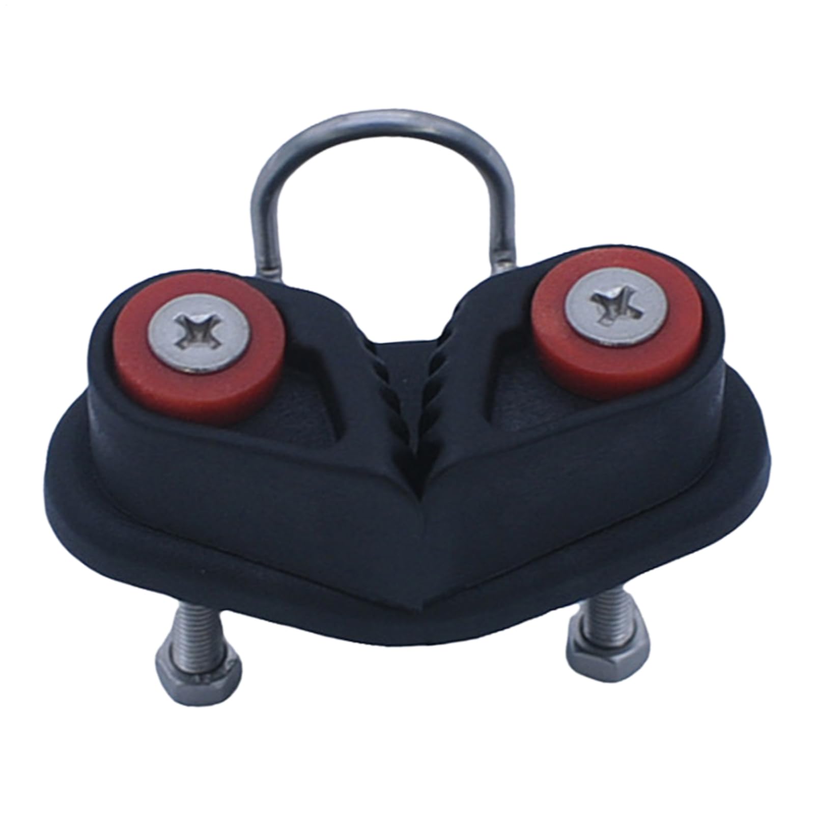 Cramponi per camme fitness – Materiale di serraggio per corda in nylon da 8 cm, sistema di bloccaggio della linea kayak resistente all'usura | Tocco nero portatile per regolazioni di navigazione
