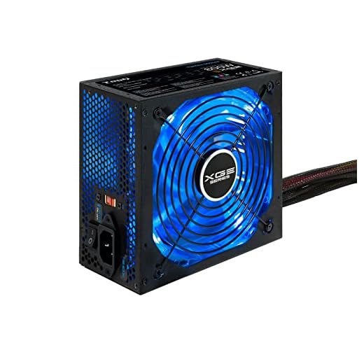 TooqTQXGEII-800SAP - Fuente de alimentación Gaming (800W, PFC Activo, ATX 12V V2.31) Certificación 80 Plus Bronze, led Ventilador apagable, Color Negro