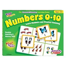 Trend Enterprises Match Me GameNumbers 0-10, Learn Numbers and Practice Counting with Photos, Develop Matching and Memory Skills, Play 3 Fun Ways, Ages 3 and Up