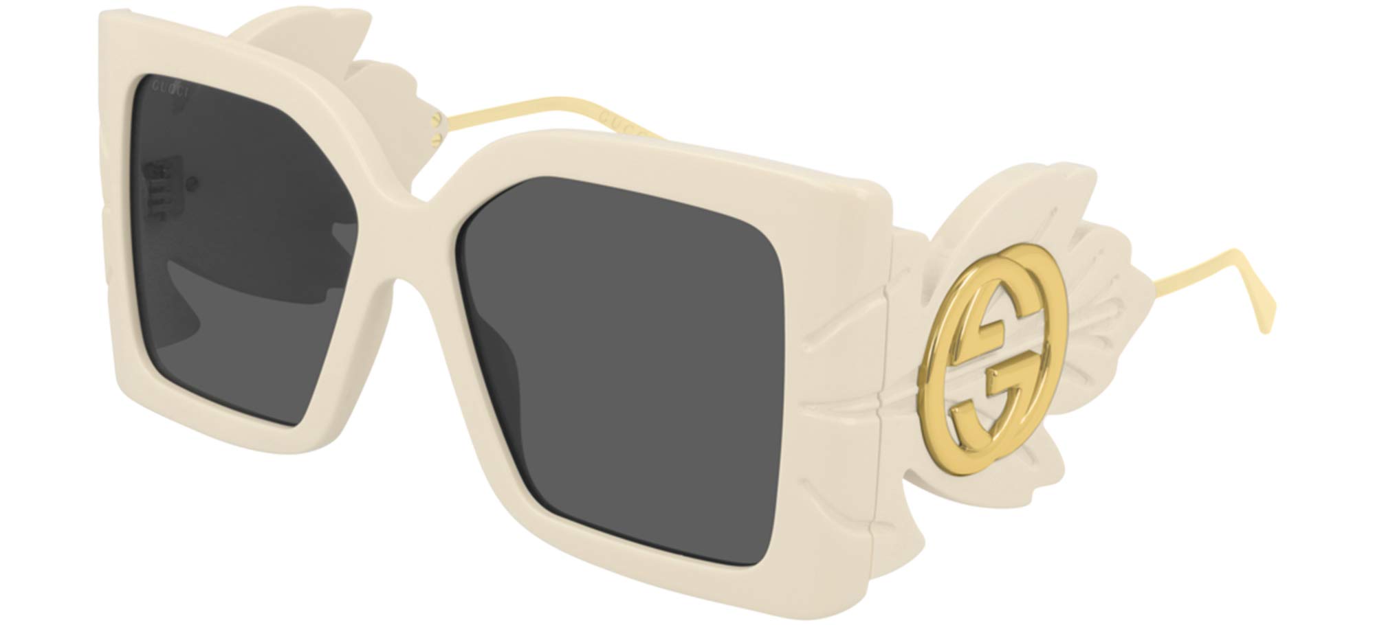 Sunglasses Gucci GG 0535 S- 002 Ivory Grey Ivory 56 16 135