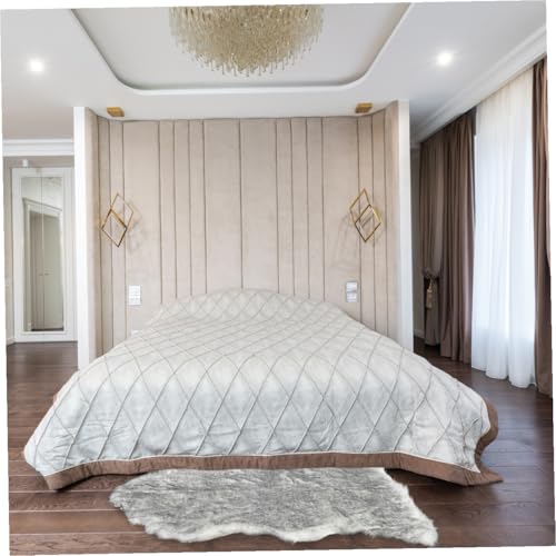 Tapis fausse peau de mouton poisson doux pour réchauffer le sol