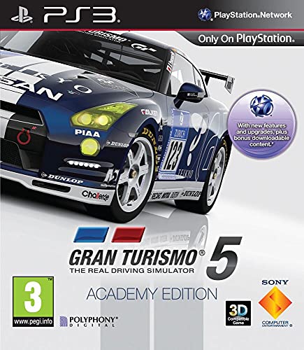 Gran Turismo 5 Édition Academy jeu PS3 avec mode 3D stéréoscopique réaliste