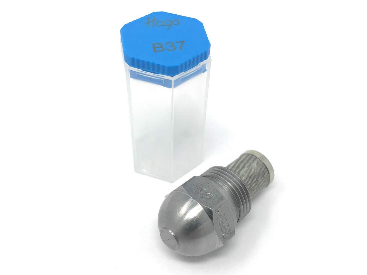 Delavan Hago 030L4720 B-37 Humidifier Nozzle (0.37 GPH @ 40 PSI) 416 Stainless Steel Replaces Old Part Numbers Hago 35000, 030L3200, 030L3202
