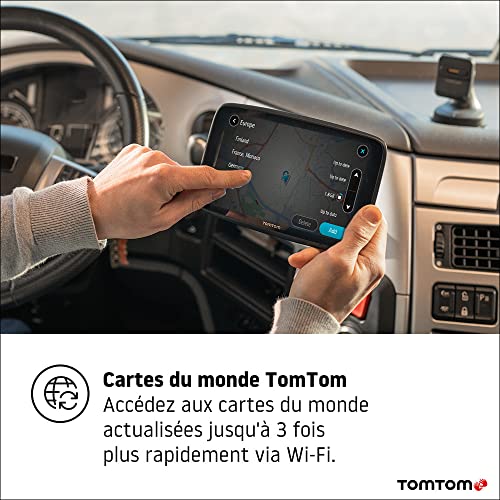 TomTom GPS Poids Lourd GO Expert - Écran Capacitif 5", POI et parcours personnalisé pour poids-lourd, TomTom Traffic, Cartographie Monde, alerte des zones de danger, mises à jour rapides via Wi-Fi - Image 7