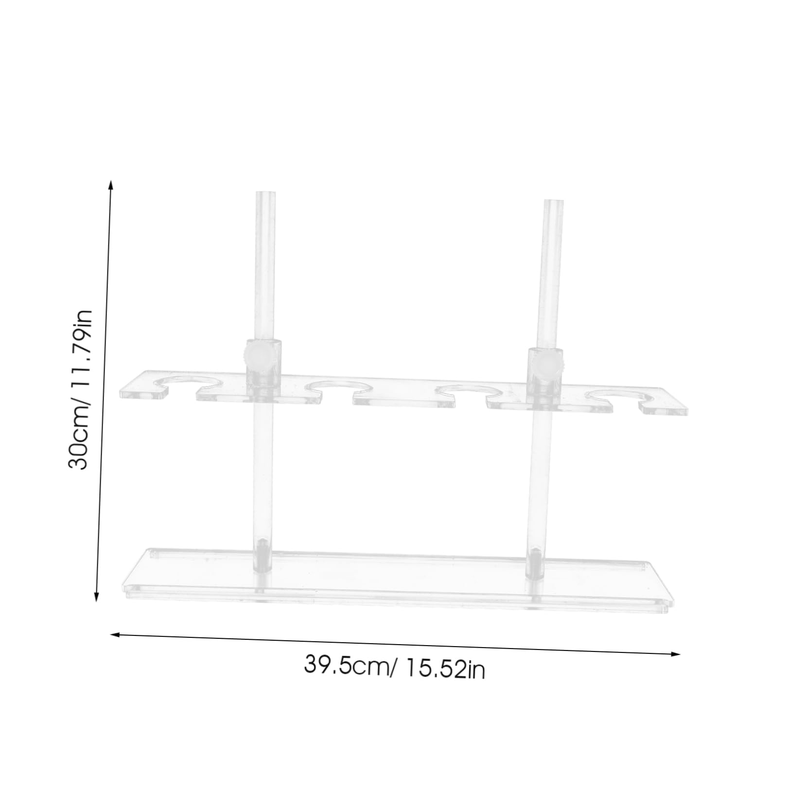 KICHOUSE Labor Trichterständer 4 Loch 250 Ml Aus Acryl Stabiler Trichterhalter Für Schullabor Und Laborbedarf