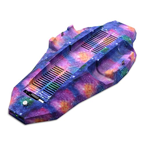 Multi-functional Airship Shaped Vertical Stand with Dual Charging Station and Dual Cooling Fan for Playstation 4 Console PS4 Controllers, Purple