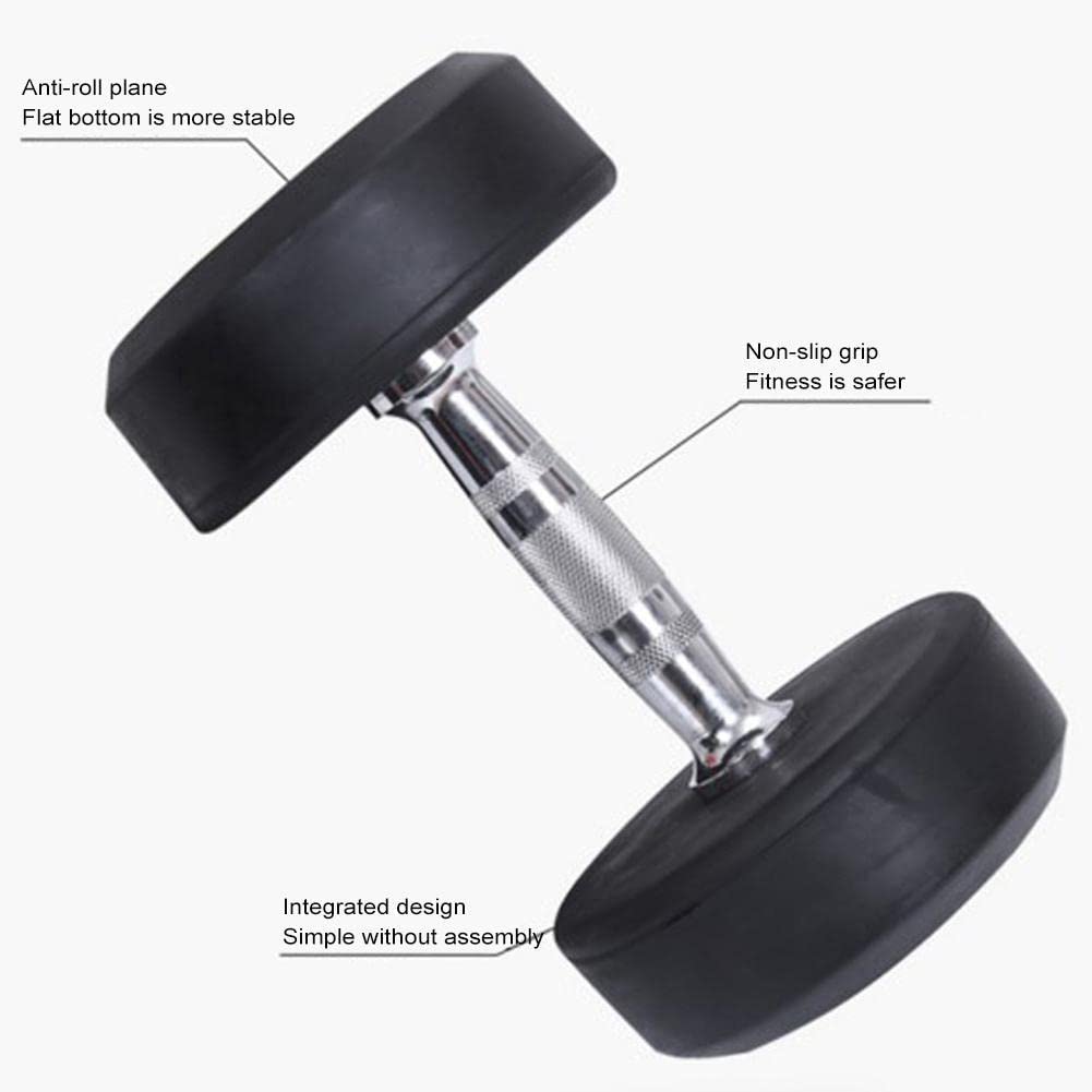 1Szt 2.5 Kg Hantle Dla Mężczyzny Kobiety Gospodarstwa Domowego Sprzęt Fitness Professional Gumowa Hantle Ramię Mięśni Trening