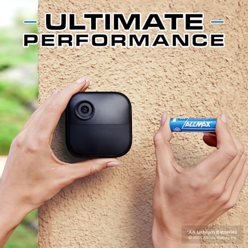 Image of Allmax AA Maximum Power Lithium Batteries (48 Count) - 1.5V | 20-Year Shelf Life • Perfect for Blink Security Cameras • Leakproof • Longest Lasting • Ultimate Performance