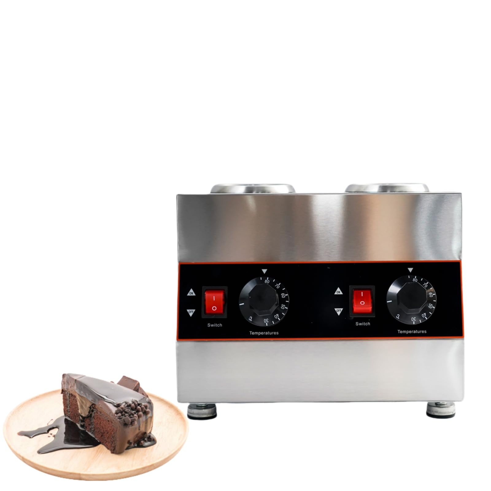 Sauce Bottle Warmer,110V Electric Cheese Sauce Warmer with 3 * 22 oz Bottle Commercial Hot Fudge Cheese Caramel Jam Sauce Warmer Dispenser Pump