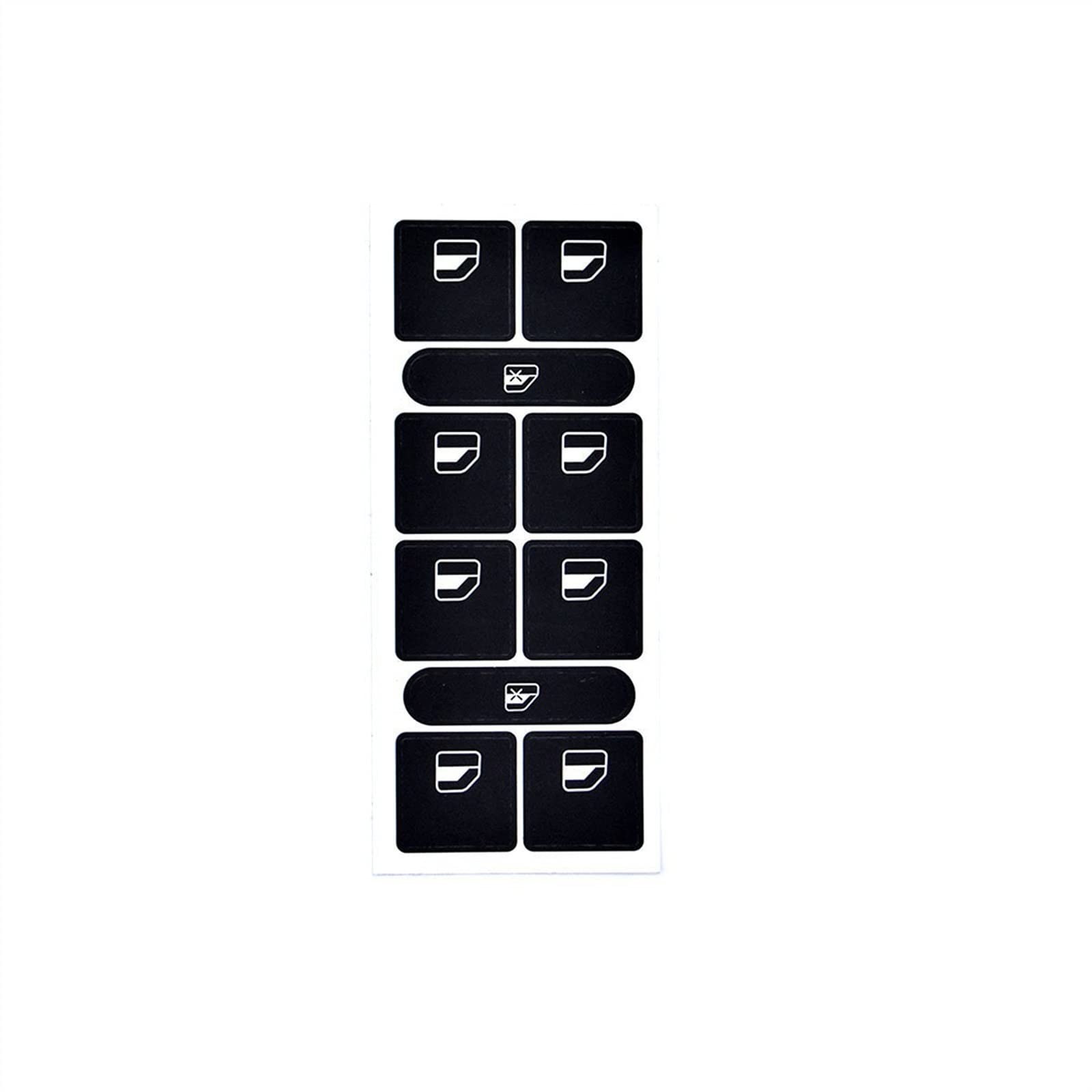 Autocollants Boutons Touareg 2004-2009 – Kit Complet Pour Volant, Climatisation, Phares, Console