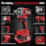 Zoom IMG-1 sundpey avvitatore a impulsi brushless